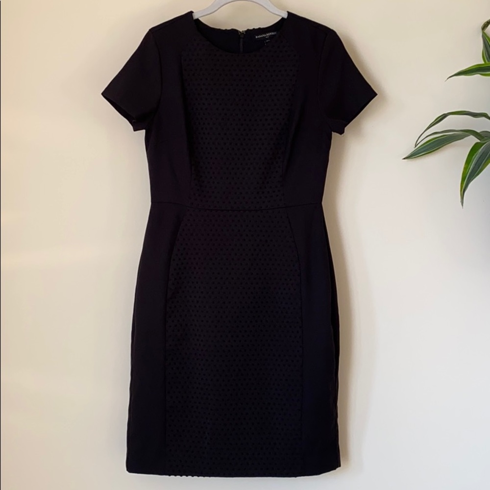 Banana Republic Textured Panel Dress